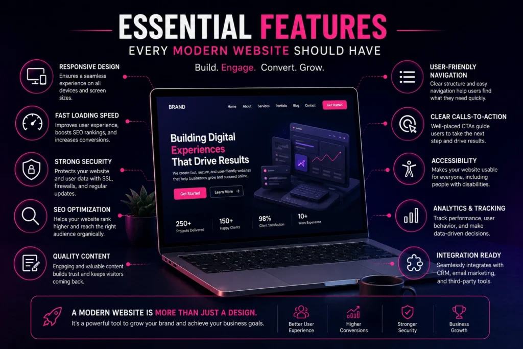 Essential Features of a Modern Website